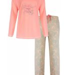 Dames pyjama 100% katoen Roze