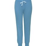 Pyjamabroek dames Aveline blauw stippen mt XL