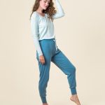 Katoenen pyjamabroek dames Aveline Lotika