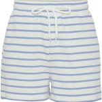 Pieces Dames pyjama korte broek Zomer shorts Blauw gestreept Katoenen losse... | bol