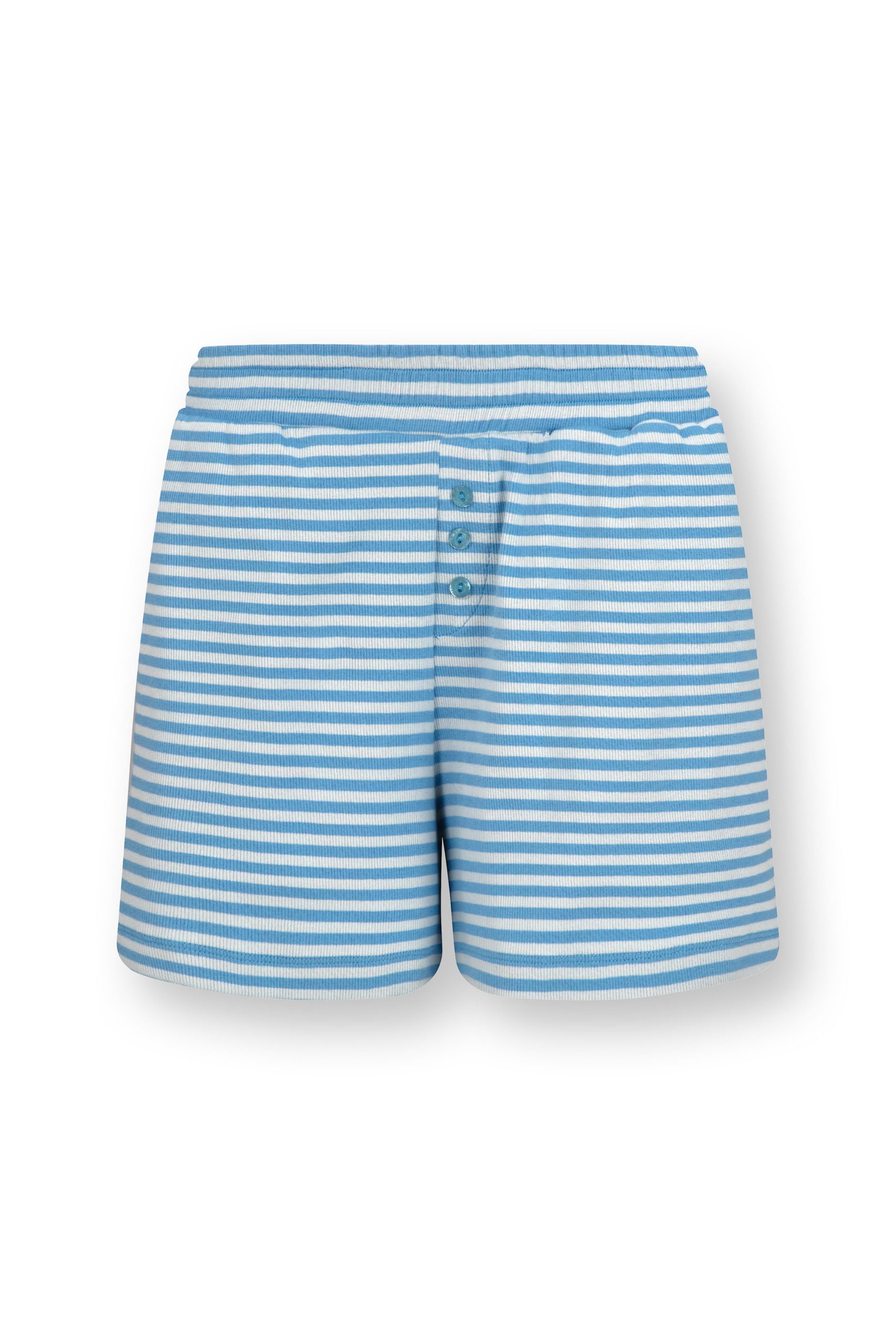 korte-pyjamabroek-dames-410blw-1.jpg Pip Studio Bobi Korte pyjamabroek Dames Little Sumo Stripe Bla – vtwonen shop - Afbeelding 1