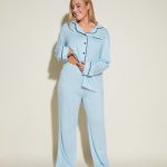 Cosabella Dames Doorknoop pyjama met lange mouw lingerieselfservice