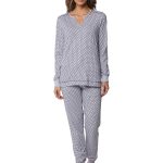 Rebelle Dames Pyjama Light Grey