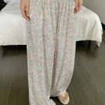 dames elegante bloemenprint pyjamabroek dames casual Temu Netherlands