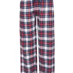 By Louise Dames Pyjamabroek Geruit Flanel Rood/Blauw