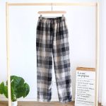 Lange Pyjamabroek Voor Dames,Dames Fleece Pyjamabroek Klassieke Losse Zwarte Geruite Print Winter Dikker Zacht Warm Sleep Pant Stretch Trekkoord Wijde Pijpen Broek Lounge Homewear Broek,L : Amazon.nl: Kleding, schoenen & sieraden