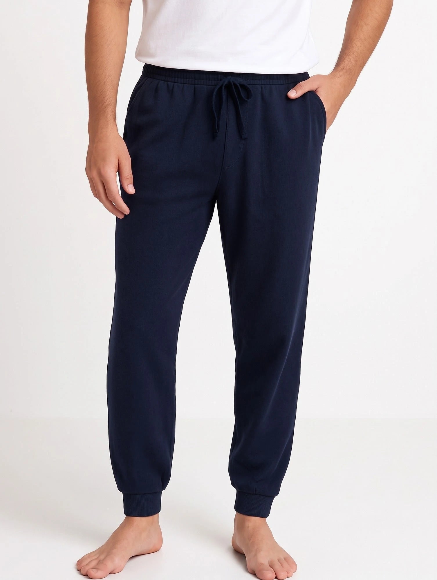 losse-pyjamabroek-heren-168iyw-1.jpg Paul hopkins heren Pyjamabroek Donkerblauw – Sliponline - Afbeelding 1
