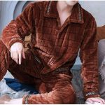 Heren Pyjama Set Dikke Coral Fleece Jeugd Pyjama Heren Flanel Lange Mouwen Plus Size Herfst En Winter Luxe Pyjama : Amazon.nl: Kleding, schoenen & sieraden
