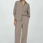 Mango SET Pyjama brown/bruin Zalando.nl