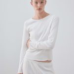 Tweedelige pyjama van opengewerkt katoen Dames | MANGO Nederland