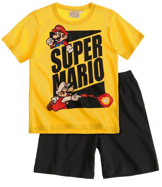 mario-pyjama-917exx-1.jpg Super Mario Bros pyjama Pyjamas Super Mario en Sonic shop - Afbeelding 1