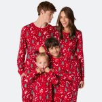 Rode Kerstpatroon Kerstpyjama's Gezin Grootste assortiment van Nederland | SillySanta