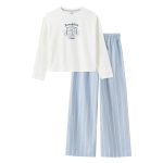 Pyjama voor meisjes met print in wit | Ernsting's family