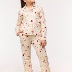 Woody pyjama meisjes hartjes print 242 12 YPD Z/912 maat 164 | bol