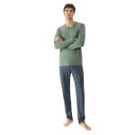 Mey heren pyjama groen