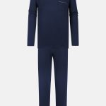 Pyjama extra lang Serie Pure Night Kleur Yacht Blue