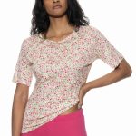 Mey Tweedelige Pyjama Petites Fleurs Dames 1240061 1223 pistachio cream