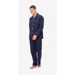 Derek Rose Klassieke Pyjama | Witte Bies