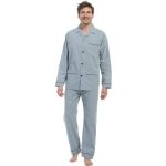 Klassieke heren doorknooppyjama blauw | Pyjama webshop | Online de mooiste pyjama's, nachthemden, ondermode en meer