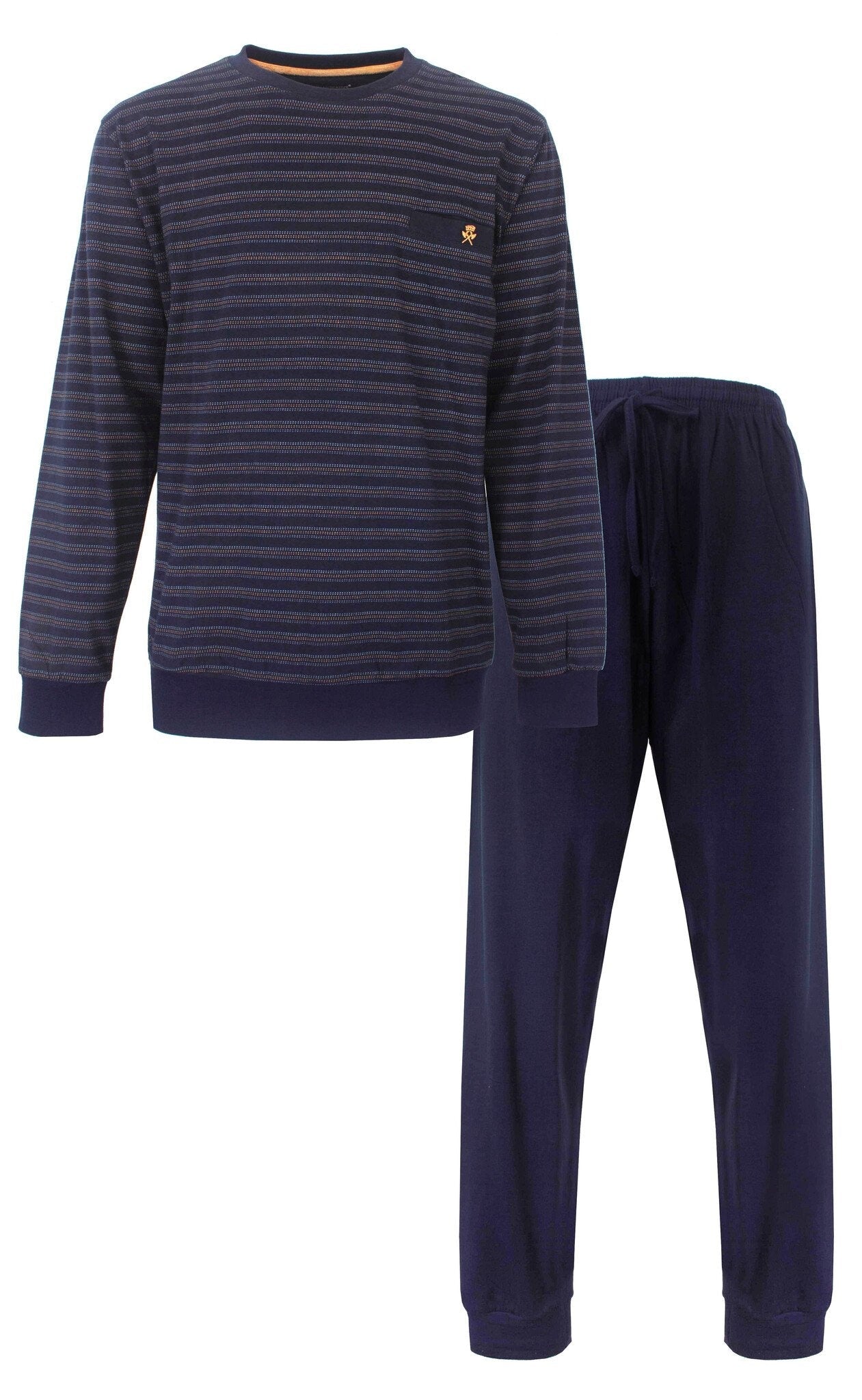 ouderwetse-heren-pyjama-619rqx-1.jpg Heren ouderwetse pyjama kopen | Beeren ondergoed online - Afbeelding 1