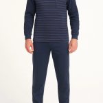 Outfitter Badstof heren pyjama Winter Stripe – Sliponline