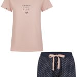 By Louise Dames Korte Pyjama Set Shortama Roze