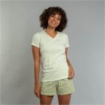 Zomer Dames Pyjama Korte Mouw en Short Biologisch Katoen