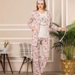 Sophia Mila Dames Luxe Pyjama Met Slaapmasker | 5 delige Set | Lange Mouwen | Pyama... | bol