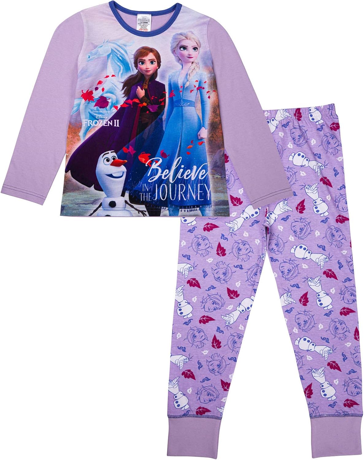 pyjama-frozen-196gis-1.jpg Disney Frozen lange pyjama voor meisjes, Lila, 7 8 jaar : Amazon.nl: Kleding, schoenen & sieraden - Afbeelding 1