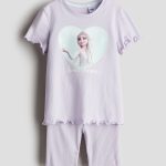 Pyjama met print Lichtpaars/Frozen KINDEREN | H&M NL
