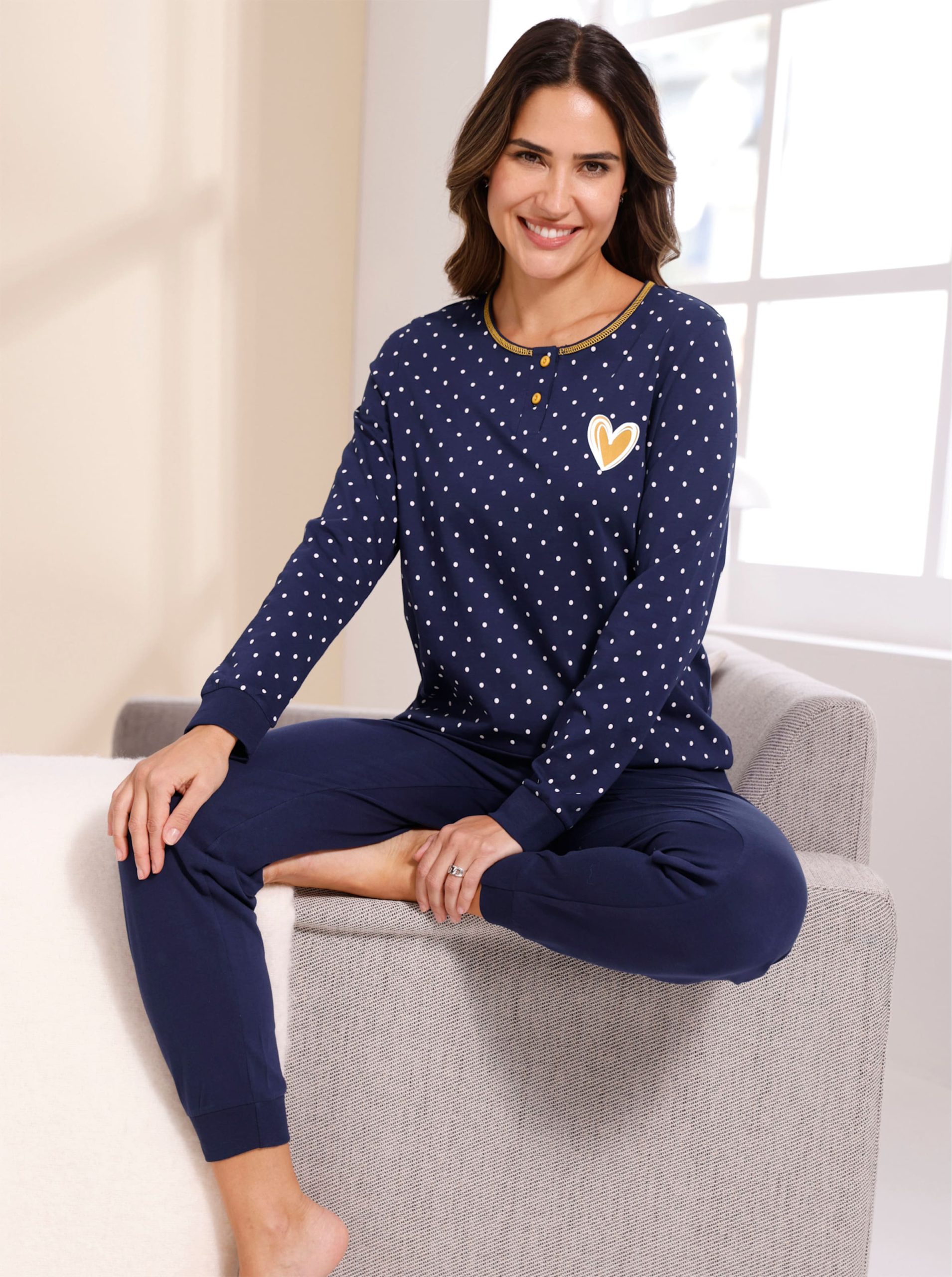 pyjama-grote-maten-dames-572hza-1.jpg Grote maten nachtkleding dames | Your Look... for less! - Afbeelding 1