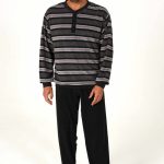 Normann badstof heren pyjama 22310193768 Grijs S/48 | bol