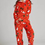 Loungeable CHRISTMAS LUXURY ALL IN ONE Pyjama red/rood Zalando.nl