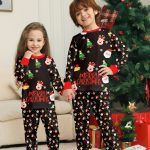 Mini Fashion™ Voor Gezin + Huisdier Kerst Pyjama – Mijn Hummeltje