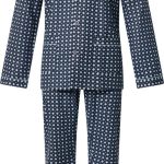 Gentlemen heren pyjama flanel | MAAT 50 | Multiruit | marine | bol