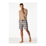 SCHIESSER Mix + Relax Short, heren korte pyjama of loungebroek, noga geruit