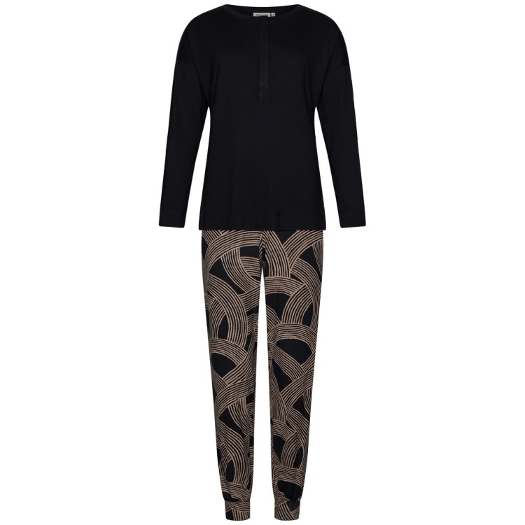 pyjama-legging-dames-621psn-1.jpg Pastunette dames pyjama 121252 246 2 black | Textielhuis - Afbeelding 1