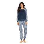 Rode badstoffen pyjama Comtessa | Pyjama webshop | Online de mooiste pyjama's, nachthemden, ondermode en meer