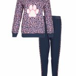 Irresistible Dames Pyjama Tijgerprint Roze/Blauwe Maat L