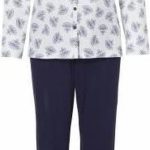 Pastunette Dames Pyjama met Knoopsluiting Lange mouwen en broek 387 6 | bol
