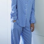 Blauwe dames doorknoop pyjama Pastunette | bol