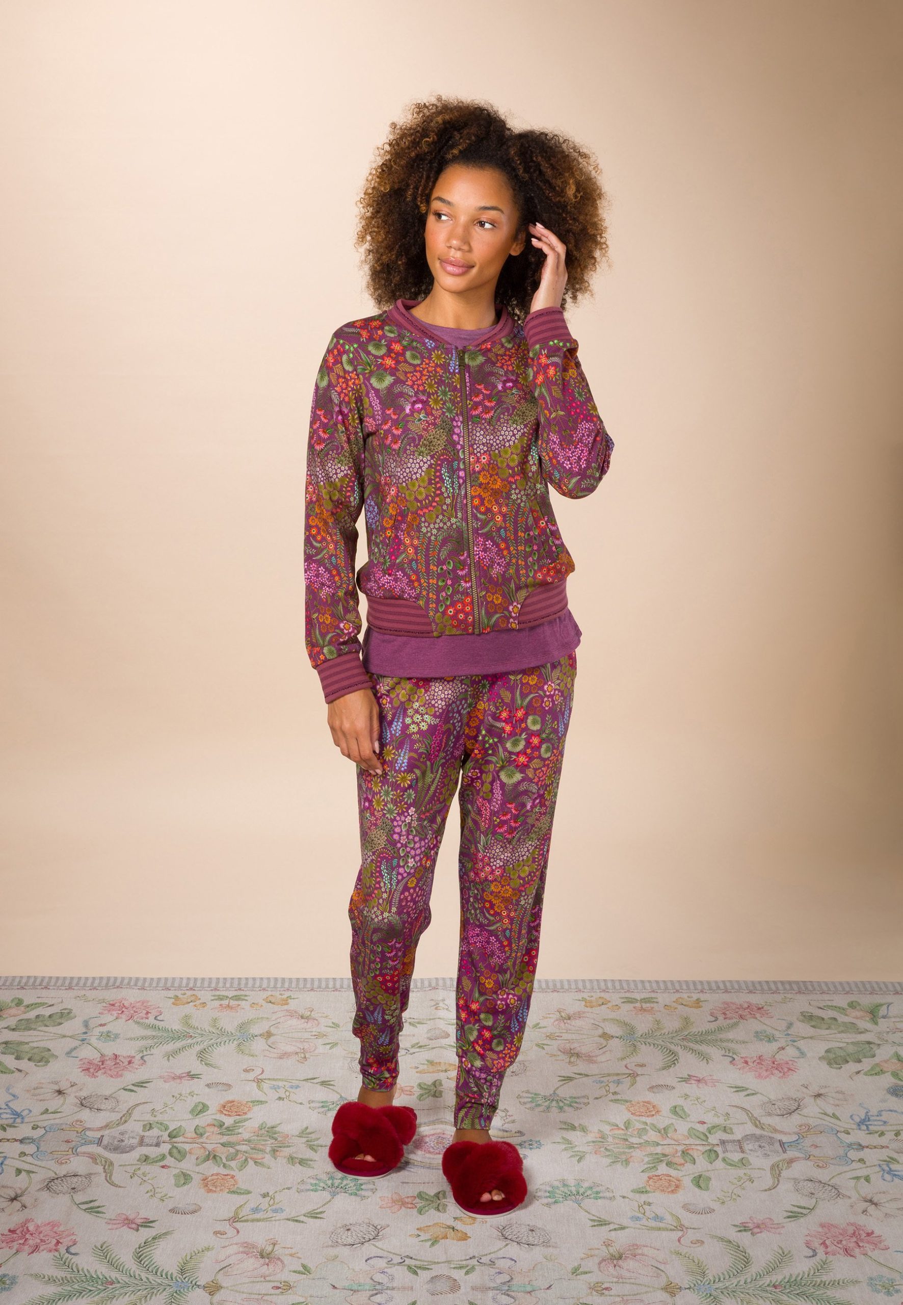 pyjama-pip-studio-469djj-1.jpg Pip Studio PIP STUDI PYJAMA BOTTOM Pyjamabroek pink/donkerroze Zalando.nl - Afbeelding 1