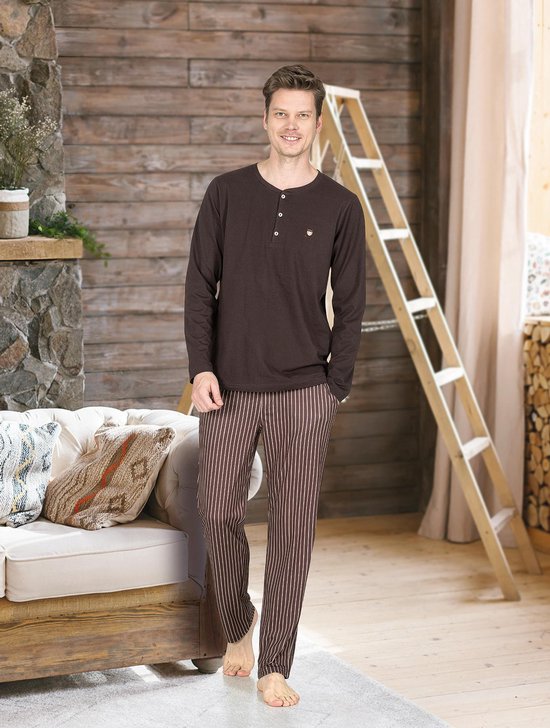 pyjama-set-heren-241hhe-1.jpg Jiber Pyjama Set Voor Heren S | bol - Afbeelding 1