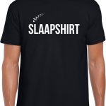 Slaapshirt fun tekst pyjama shirt zwart voor heren Grappig slaapshirt pyjama... | bol