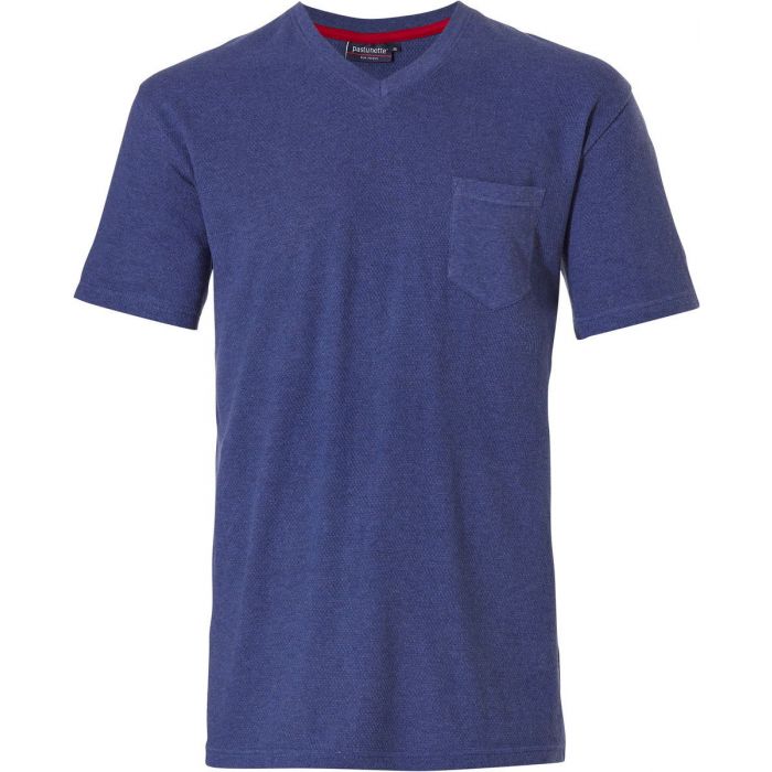 pyjama-shirt-heren-817nbt-1.jpg Blauw pyjama shirt heren | Pyjama webshop | Online de mooiste pyjama's, nachthemden, ondermode en meer - Afbeelding 1
