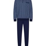 Robson Heren pyjama met knopen van 100% katoen 'diamond dazzle'