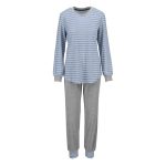 Ringella dames pyjama badstof 6518245 baby blue | Textielhuis
