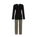 Ringella Cherie Line dames pyjama 5571205 schwarz