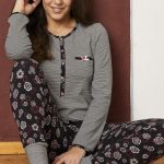 Ringella pyjama zwart gestreept | bol