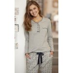 Grijze dames pyjama Ringella | Pyjama webshop | Online de mooiste pyjama's, nachthemden, ondermode en meer